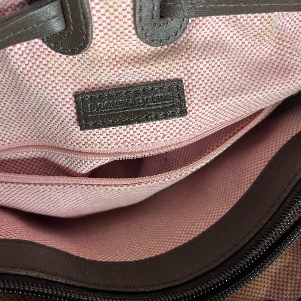 Dooney & Bourke Brown and Tan Giraffe Print shoulder bag limited edition - Picture 8 of 12